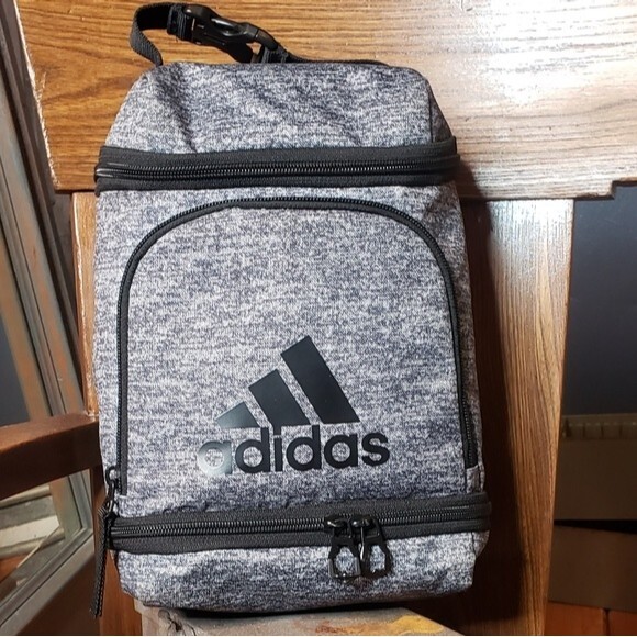NWOT Adidas Excel  Insulated Heather Gray Lunchbag - Picture 1 of 8